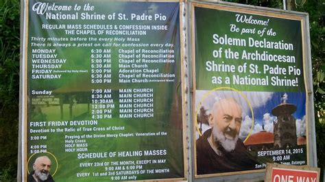 padre pio ayala feliz mass schedule|Parish and National Shrine of Saint Padre Pio Mass .